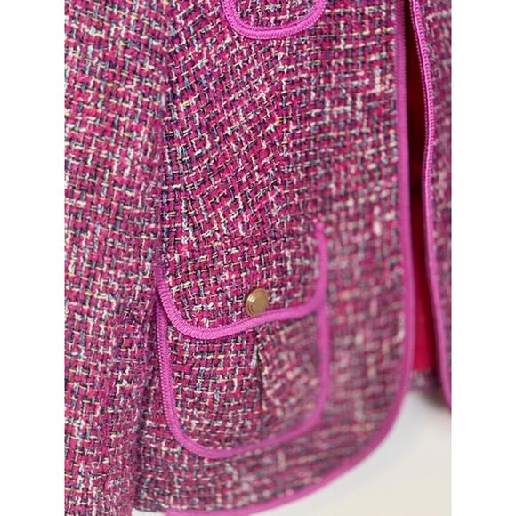 J. Crew Autumn Tweed Fitted Jacket Blazer 8 - Picture 10 of 10